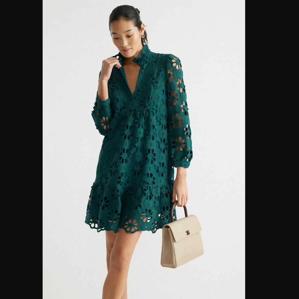 Tuckernuck Green Lace Palmerston Dress NWT - Picture 3 of 11